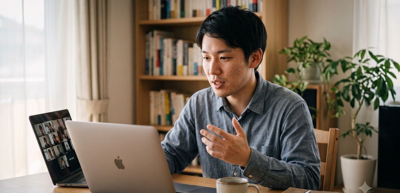 オンライン商談をする法人営業パートナー